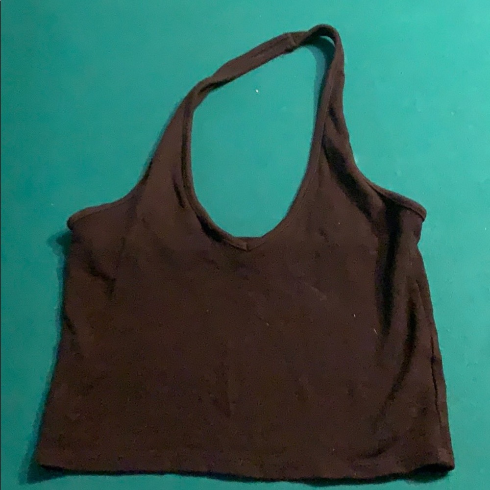 Black Halter Top